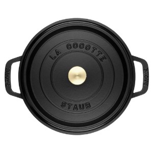 Oala Cocotte fonta, 34cm/12,6L, Black - Staub