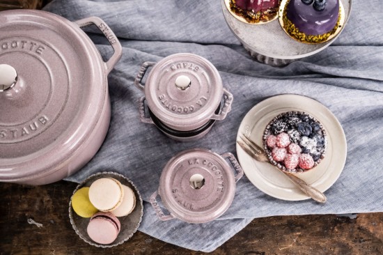 Mini-oala Cocotte, fonta, 10cm/0,25L, Cherry Blossom - Staub