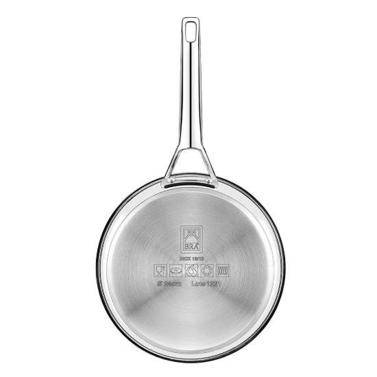 Set 2 tigai inox, 3-Ply, 24/28 cm, "Signature" - BRA