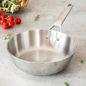 Tigaie adanca inox, 3-Ply, 28 cm, "Signature" - BRA