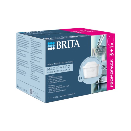 Set 3+1 filtre de apa BRITA MAXTRA PRO Pure Performance