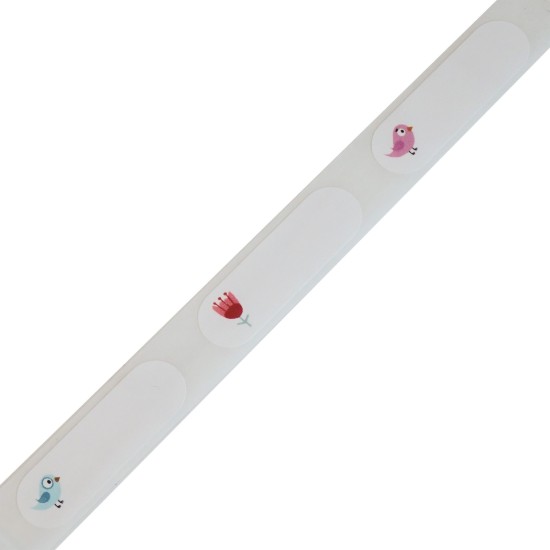 Rola etichete autoadezive, 12x40mm, 155 buc/rola, Spring Songs - NIIMBOT