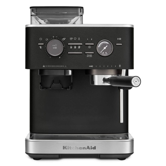 Espressor electric semi-automat, 1500W, Cast Iron Black - KitchenAid