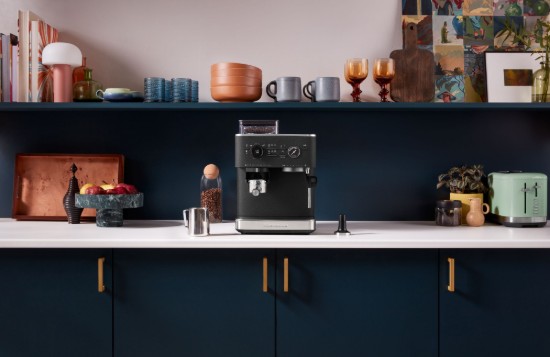Espressor electric semi-automat, 1500W, Cast Iron Black - KitchenAid