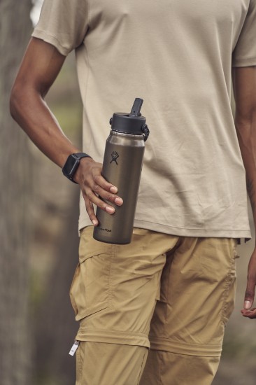 Sticla termos, inox, 950ml, "Lightweight Straw", Obsidian - Hydro Flask