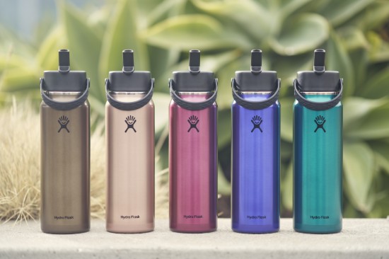 Sticla termos, inox, 950ml, "Lightweight Straw", Obsidian - Hydro Flask