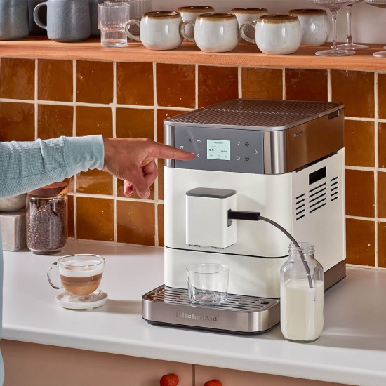 Espressor electric automat KF6, 1450W, Porcelain White - KitchenAid