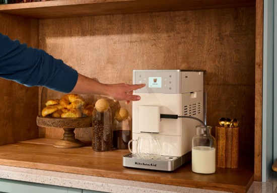 Espressor electric automat KF3, 1450W, Porcelain White - KitchenAid