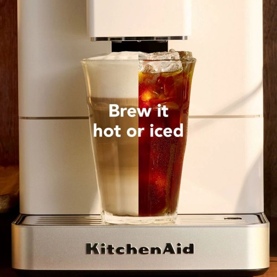 Espressor electric automat KF3, 1450W, Porcelain White - KitchenAid