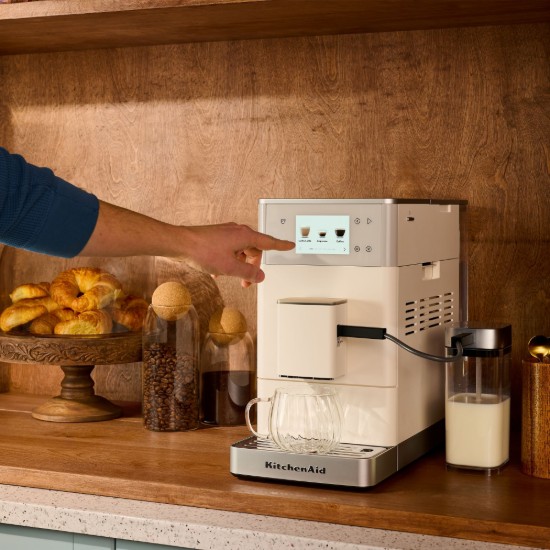 Espressor electric automat KF4, 1450W, Porcelain White - KitchenAid