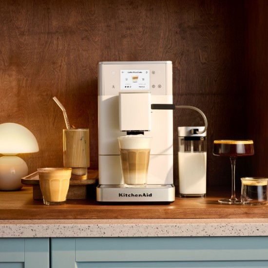 Espressor electric automat KF4, 1450W, Porcelain White - KitchenAid
