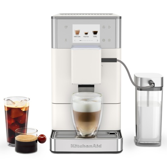 Espressor electric automat KF4, 1450W, Porcelain White - KitchenAid