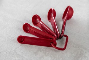 Set 5 linguri pentru masurat, Empire Red - Kitchen Aid