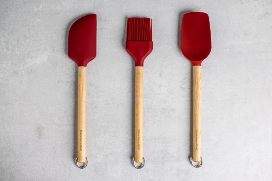 Set 2 mini-spatule, silicon, Empire Red - KitchenAid