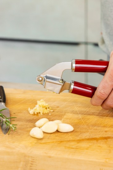 Presa usturoi, inox, 19 cm, Empire Red - KitchenAid