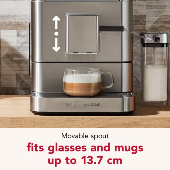 Espressor electric automat KF8, 1450W, Stainless Steel - KitchenAid