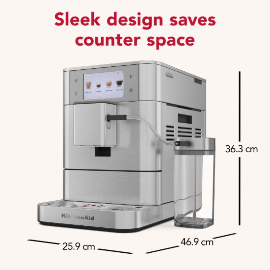 Espressor electric automat KF8, 1450W, Stainless Steel - KitchenAid