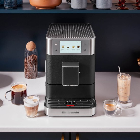 Espressor electric automat KF8, 1450W, Cast Iron Black - KitchenAid