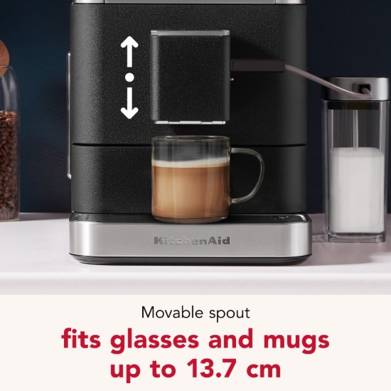 Espressor electric automat KF8, 1450W, Cast Iron Black - KitchenAid