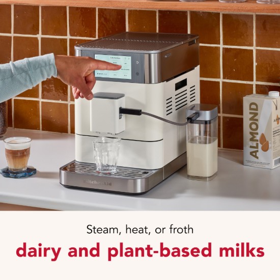 Espressor electric automat KF8, 1450W, Porcelain White - KitchenAid