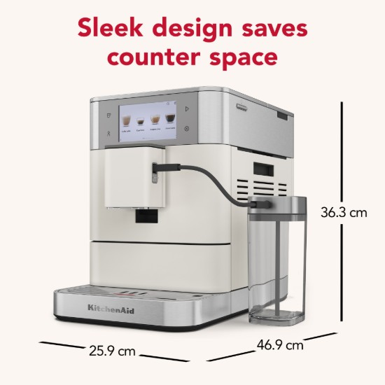 Espressor electric automat KF8, 1450W, Porcelain White - KitchenAid
