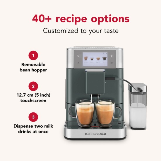Espressor electric automat KF8, 1450W, Juniper - KitchenAid