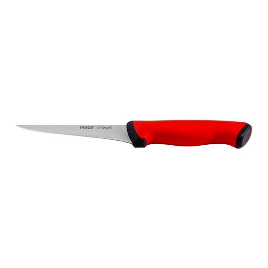 Cutit pentru dezosat, 14,5cm, "Duo", Rosu - Pirge