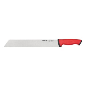 Cutit pentru feliat mezeluri, 35cm, "Duo", Rosu - Pirge