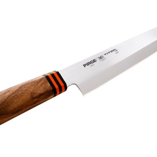 Cutit Yanagiba (Sushi), pentru dreptaci, 25cm, "Titan East" - Pirge