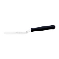 Spatula decorare glazura, inox, 12cm, "Creme", Negru - Pirge