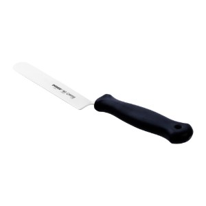 Spatula decorare glazura, inox, 12cm, "Creme", Negru - Pirge