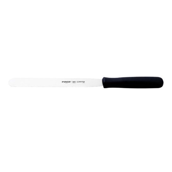 Spatula decorare glazura, inox, 20cm, "Creme", Negru - Pirge