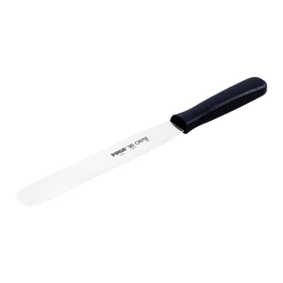 Spatula decorare glazura, inox, 20cm, "Creme", Negru - Pirge