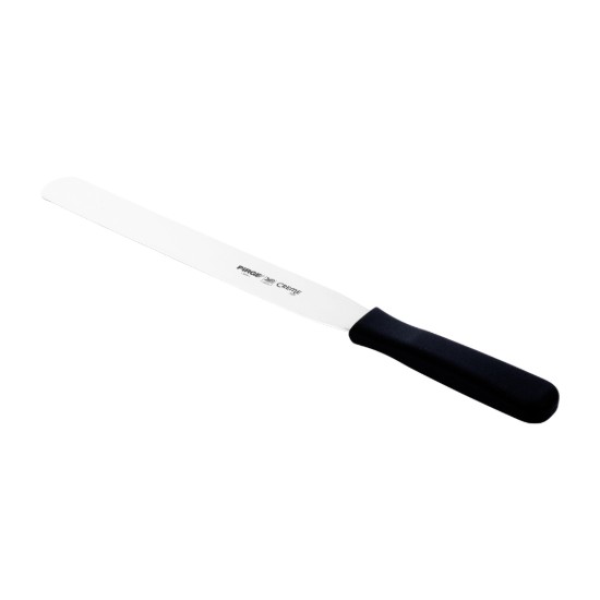 Spatula decorare glazura, inox, 25cm, "Creme", Negru - Pirge