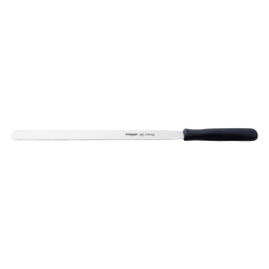 Spatula decorare glazura, inox, 30cm, "Creme", Negru - Pirge