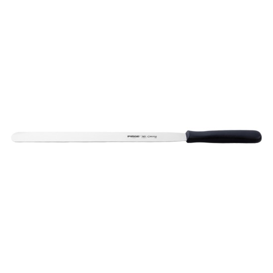 Spatula decorare glazura, inox, 30cm, "Creme", Negru - Pirge