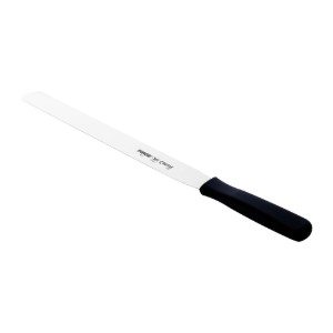Spatula decorare glazura, inox, 30cm, "Creme", Negru - Pirge