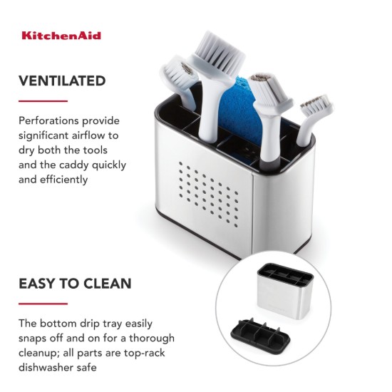 Suport accesorii chiuveta, inox - KitchenAid