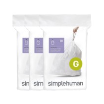 Saci de gunoi cod G, 30 L/60 buc., plastic - simplehuman