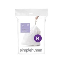 Saci de gunoi cod K, 35-45 L/ 20 buc. plastic - simplehuman