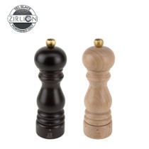 Set 2 rasnite sare si piper, 18 cm, "Paris u'Select Z", Chocolate&Natural - Peugeot