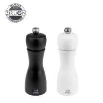 Set 2 rasnite sare si piper, 15 cm, "Tahiti Z", Black&White - Peugeot