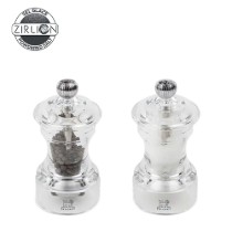 Set 2 rasnite sare si piper, 10 cm, acrilic, "Bistro Z" - Peugeot