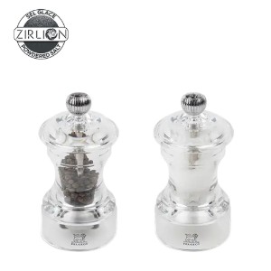 Set 2 rasnite sare si piper, 10 cm, acrilic, "Bistro Z" - Peugeot