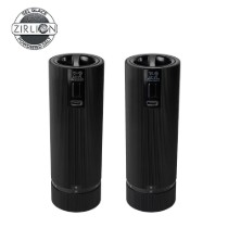 Set 2 rasnite electrice sare si piper, 15 cm, "Line Z", Matte Black - Peugeot