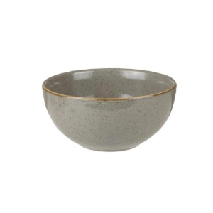 Bol Mineral, portelan vitrificat, 18.3cm, 1000 ml, nuante gri, termorezistent