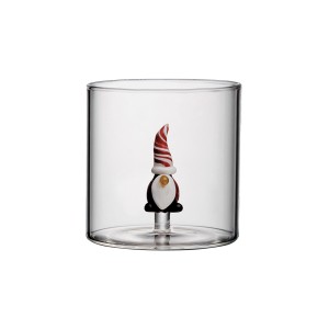 Pahar cu decoratiune in interior, sticla borosilicata, 250ml, model elf - Easy Life