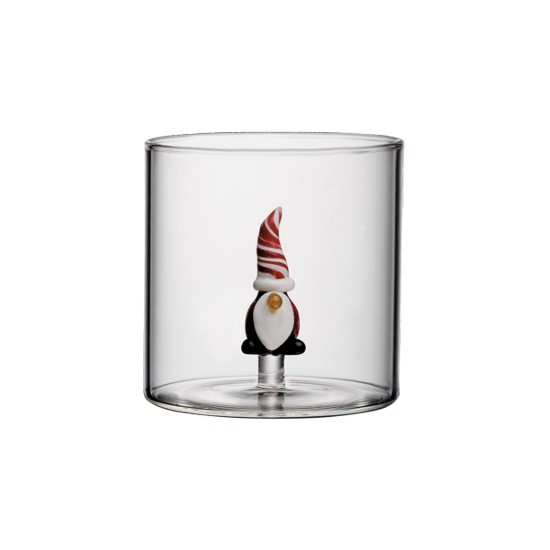 Pahar cu decoratiune in interior, sticla borosilicata, 250ml, model elf - Easy Life