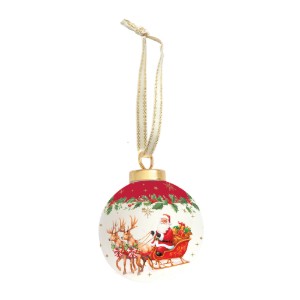 Glob brad, ceramica, 7cm, "Christmas Heritage" - Easy Life