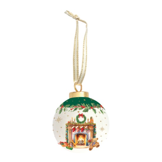 Glob brad, ceramica, 7cm, "Christmas Heritage" - Easy Life